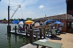 Lunch at The Crab Claw, St. Michaels, MD